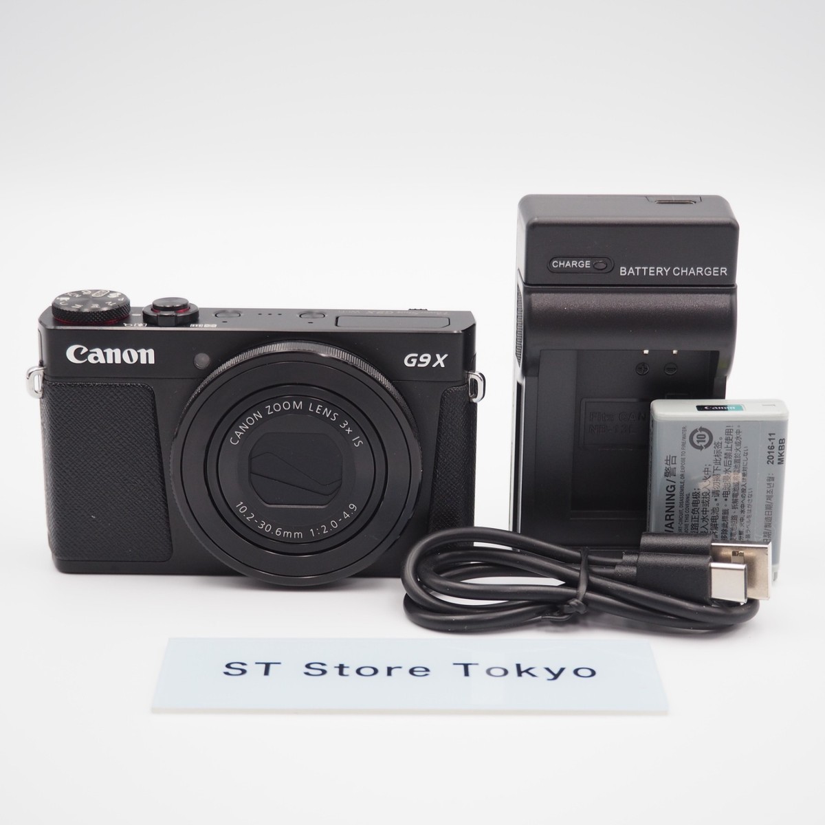 Mint] Canon PowerShot G9X G9 X Black Compact Digital Camera w