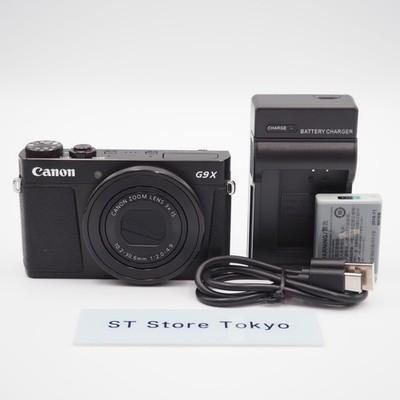 Mint] Canon PowerShot G9X G9 X Black Compact Digital Camera w
