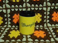 Wrangler Jeans & Clothing Co. (Classic Coolie) Yellow Black Can Koozie Holder
