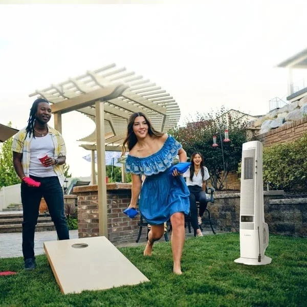 Ventilador torre de nebulización exterior Lasko Misto 42", blanco Foto 3 de 4