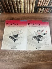 Lot of 2 Piano Adventures Level 1 Books Lesson Theory 2nd Edition