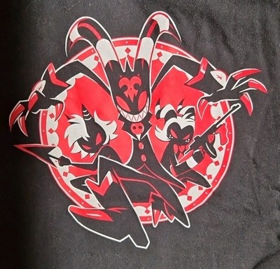 Helluva Boss Imp Blitzø Millie Und Moxxie Shirt Größe L Gildan Sharl Robot