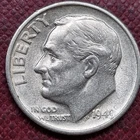 1949 S Roosevelt Dime 10c Silver Early San Francisco Date - High Grade #97480