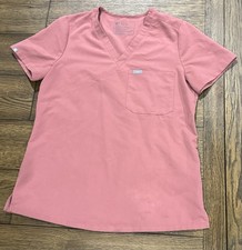 Size Small FIGS Mauve Catarina Scrub Top