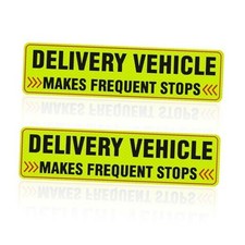 2PCS for Car,Reflective Frequent Stops Car Magnet for Delivery Driver Magnet