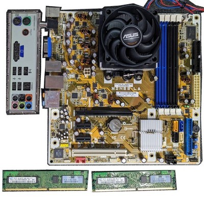 ASUS M2N68-LA AM2 Motherboard Athlon 64 X2 4050e CPU 2GB RAM Used Set