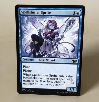 MTG Spellstutter Sprite - Anime - Jumpstart 2022 J22 NM