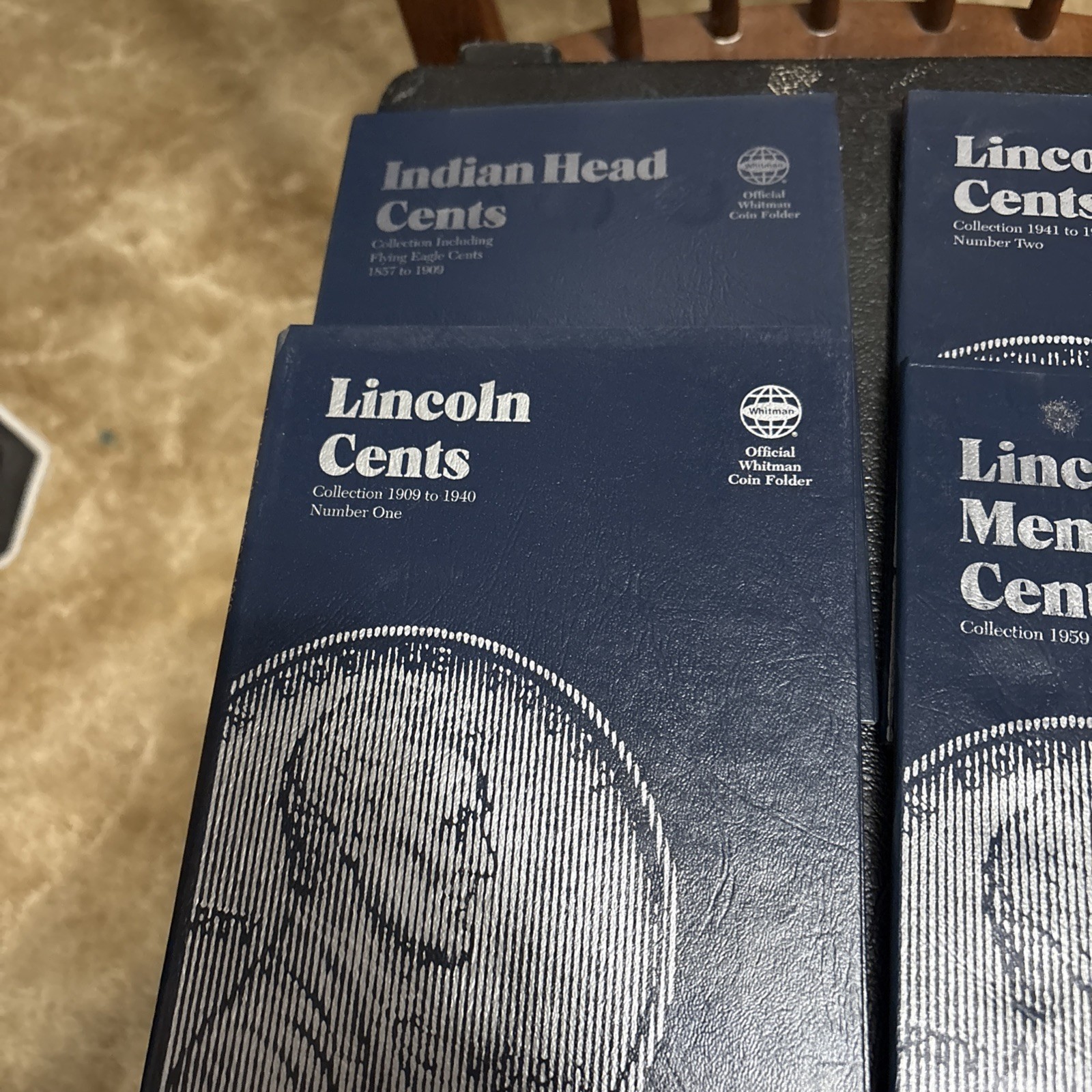 12 brand new blue Whitman folders Lincoln pennies Buffalo & V  Nickels More