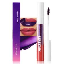 evpct Red Peel Off Lip Stain Tints, Red Liquid Lipstick Lip Stain Long Lastin...