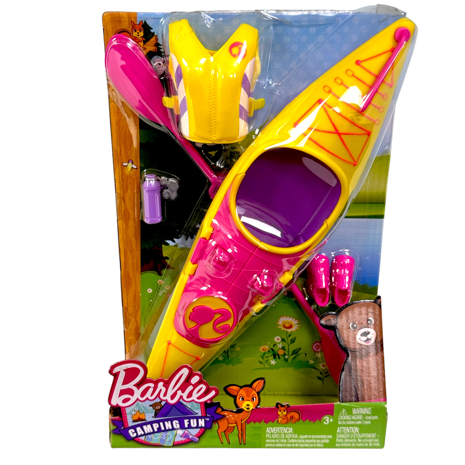 Playset Life Vest Paddle Boots Water Bottle Kids Toy 3+