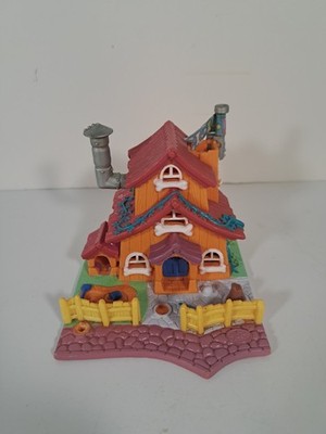 1994 Bluebird Polly Pocket Barclay's Cottage (Doghouse) Compact Only Read Desc