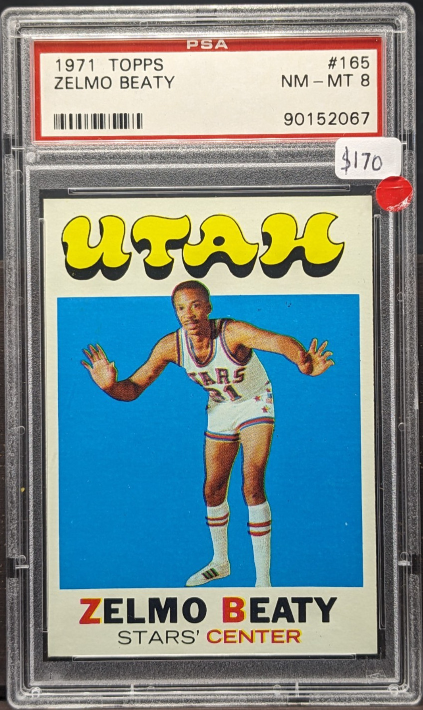 1971 Topps Zelmo Beaty #165 PSA 8