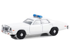 1977-78 Dodge Monaco Police Pursuit White with Light Bar "Hot Pursuit - Hobby Ex