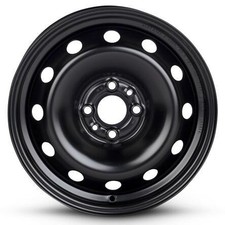 One 15 Inch Black Steel Wheel Rim For Fiat 4x98 D7pa Genuine 4lug