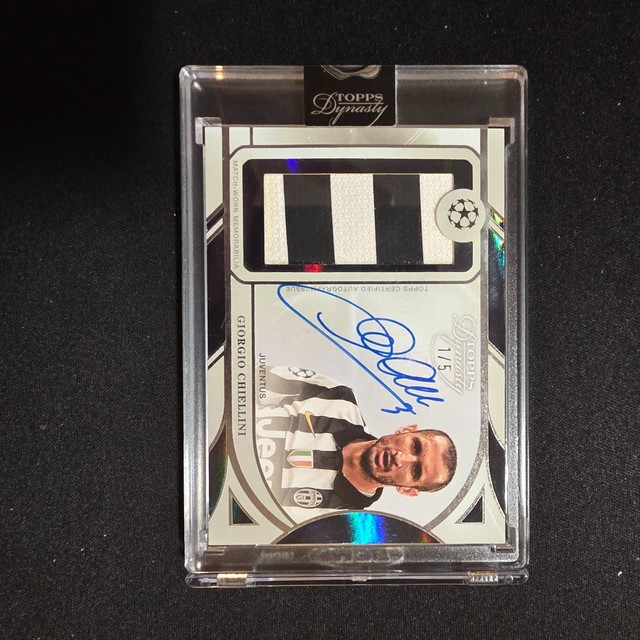2024-25 TOPPS DYNASTY GIORGIO CHIELLINI SOCCER JUVENTUS UCL AUTO /5