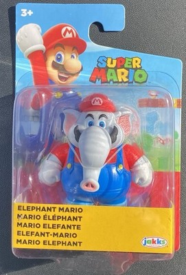 Jakks Pacific World of Nintendo Super Mario ELEPHANT MARIO 2.5'' Figure NEW 2026