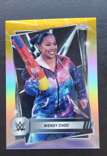 2025 Topps Chrome WWE Wendy Choo Black & Gold Refractor 7/13 #125 WWE