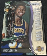 2019-20 Prizm NBA FINALISTS Magic Johnson #7 Los Angeles Lakers HALL OF FAME