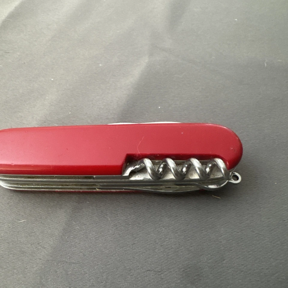 NAVAJA SUIZA MULTIHERRAMIENTA PLEGABLE "VICTORINOX" ARCHER ROJA c.1986 Foto 4 de 4