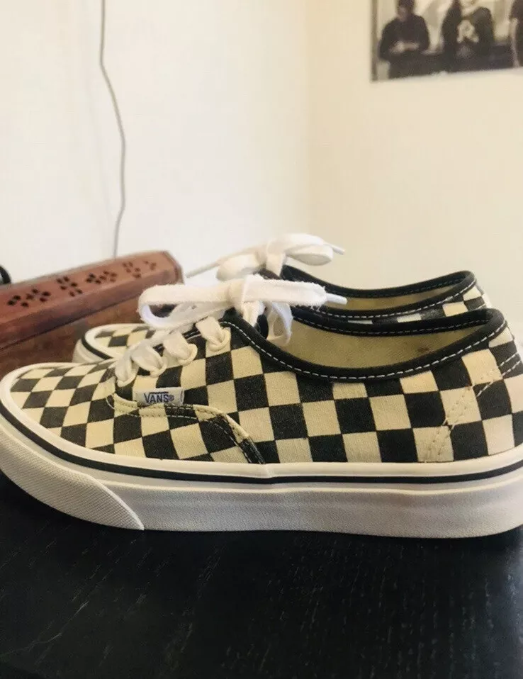 Checkerboard vans authentic clearance ebay