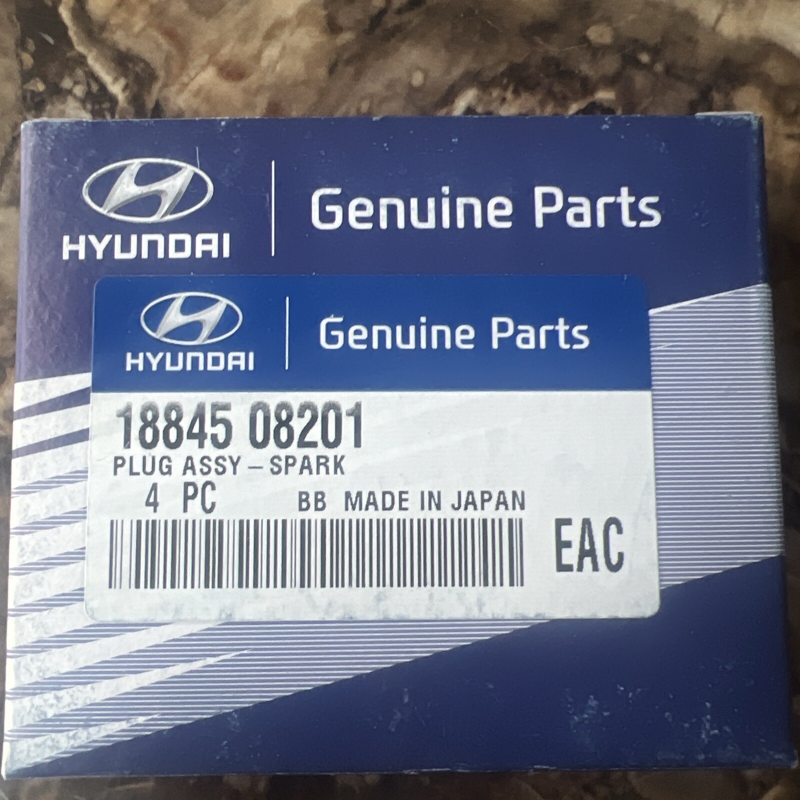 NEW OEM Spark Plugs Set of 4 1884508201 for Hyundai Genesis Coupe 2.0L