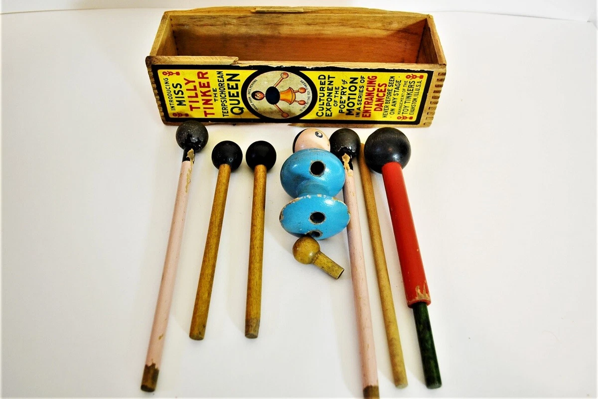 Antique 1917 MISS TILLY TINKER Wood Toy | eBay