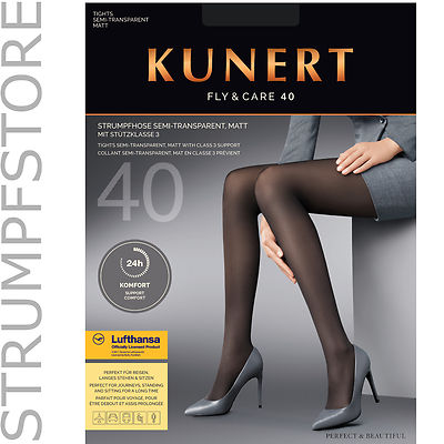 Kunert FLY & CARE 40 Strumpf Strumpfhose Reisestrumpfhose Stützstrumpfhose 3488