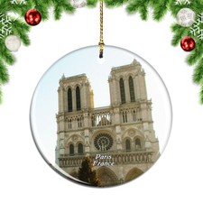 France Notre Dame de Paris Christmas ornament city travel souvenir