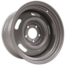 Corvette C3 15x8 Silver Rallye Wheel - Replacement 1969-1982