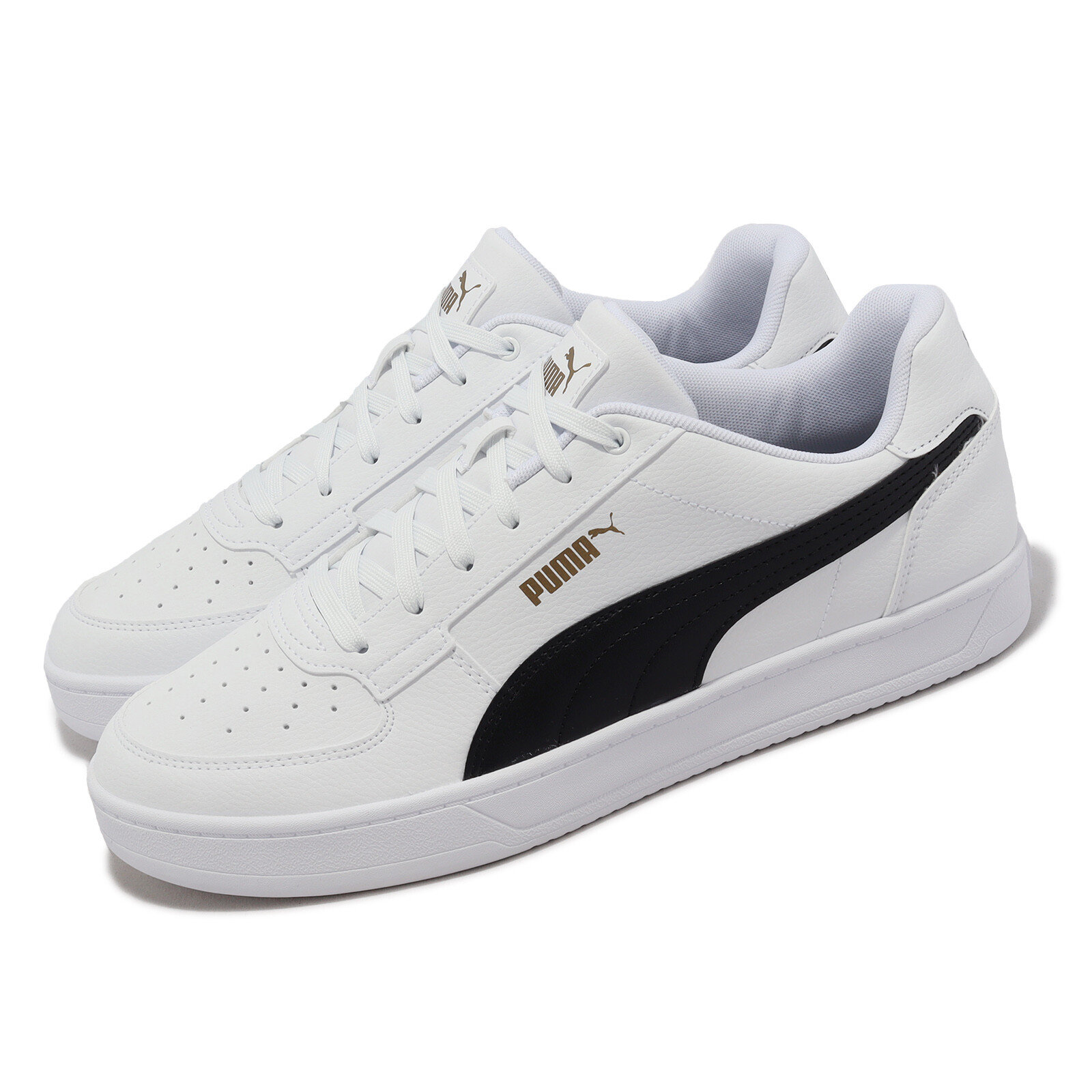 Puma Caven 2.0 Белая черная золотая мужская повседневная обувь унисекс LifeStyle 392290-03