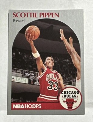 Scottie Pippen 1990 NBA Hoops Basketball Card # 69 Chicago Bulls