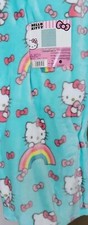 Sanrio Hello Kitty Sea Foam Rainbow Cloud Throw 60 X 70in New Soft blanket