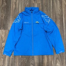 Vintage Kappa Windbreaker Mens XL Blue Chevro...