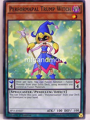 Yu-Gi-Oh - 1x Performable Trump Witch - SP15 - Star Pack ARC-V