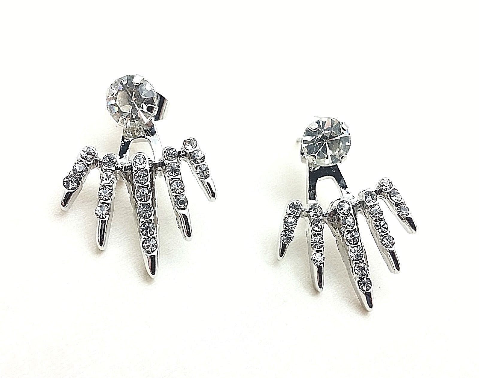 Double Sided Spike Earrings