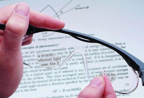 Universal Fit Stick-On Bifocal Magnification Lenses +2.00 - Easy to Use & Remove - Picture 6 of 11