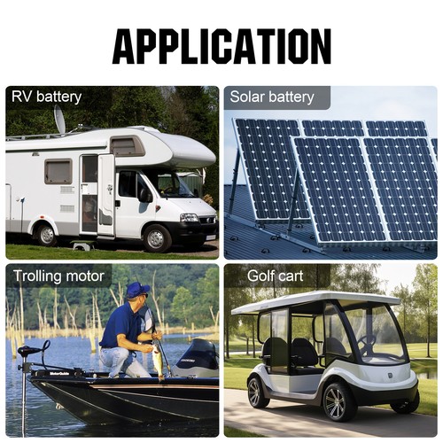 12V 100Ah LiFePO4 Lithium Battery 4000+ Deep Cycle Solar Panel RV Solar - Picture 8 of 9