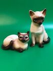 New ListingVintage Set Of 2 Siamese Cat Kitten Figurines Collectibles