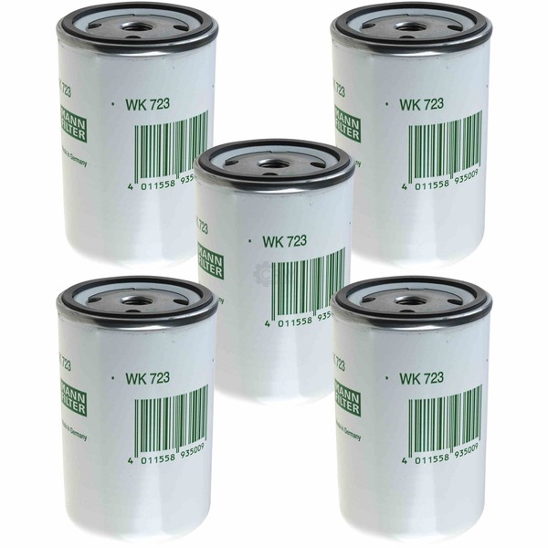 5X Mann-Filter Kraftstofffilter WK 723 (10) Fuel Filter-image