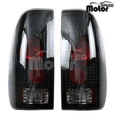 Black Tail Lights for 97-03 Ford F150/99-07 F250 F350 Super Duty Smoke Rear Lamp