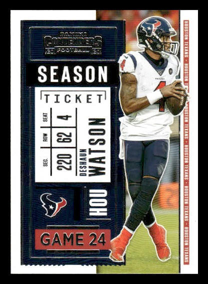 2020 Panini Contenders #62 Deshaun Watson Houston Texans