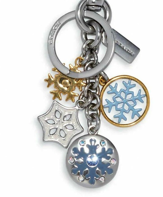 coach bag with snowflakes