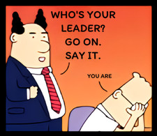 Who's Your Leader? Go On Say It. You Are. Work Office Refrigerator Fridge MAGNET