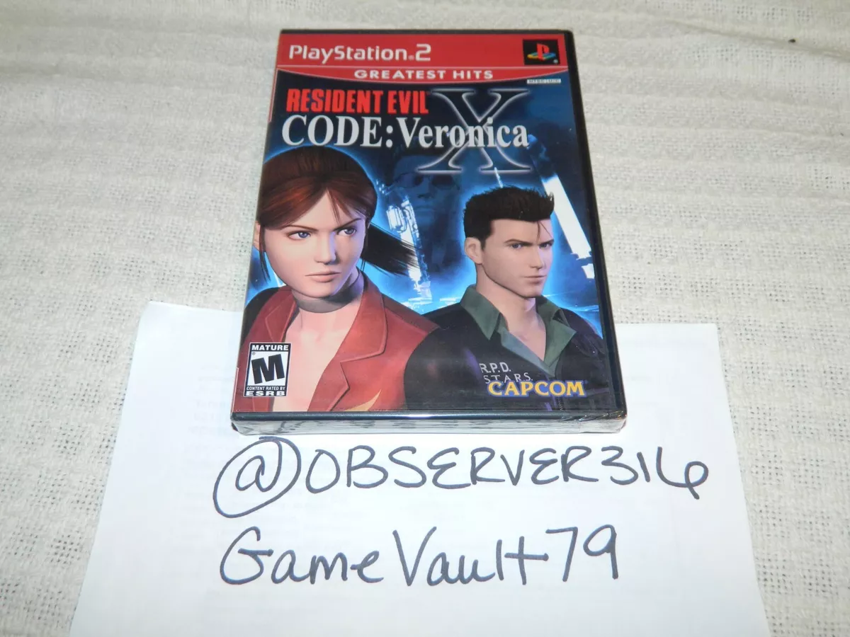 Resident Evil Code: Veronica X (PlayStation 2) PS2 NEW SEALED GREATEST HITS  13388260034