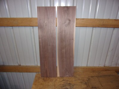 2 PC WALNUT LUMBER WOOD KILN DRIED BOARDS LOT 1869V 29 1/2'' X 7 1/8'' X 7/8''