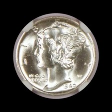 MS 66 Graded 1940 Year Mercury Dimes (1916-1945) for sale | eBay