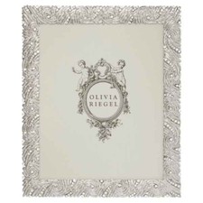OLIVIA RIEGEL SILVER MARINA 8X10" PICTURE FRAME RT2411.NEW IN BOX.