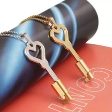 New Chastity Cage Key Necklace Accessories Fits All Cages Integrated Locks Key