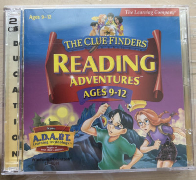 The Cluefinders Reading Adventures 9 to 12 Pc Mac Win Pc Rom 2 Disc Pack