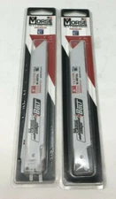 10 Pack M.K. Morse 6" x .050 Bi -Metal Saw Blade 15/21 TPI